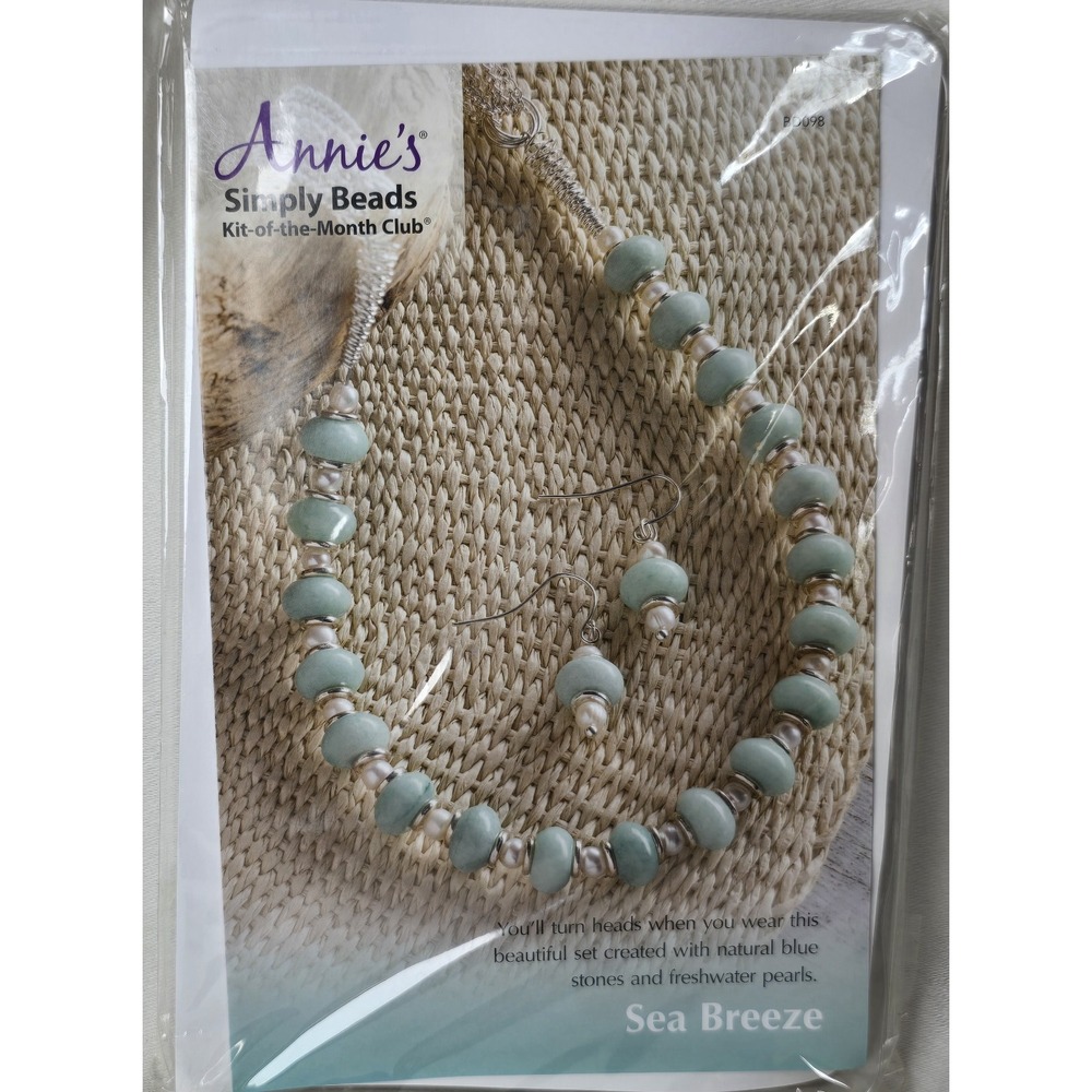 Annie's Simply Beads Kit Of The Month‎ "Sea Breeze" BD098 Necklace